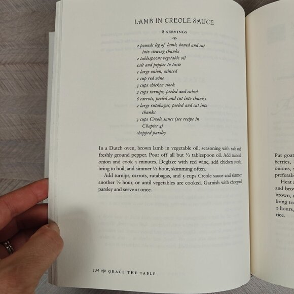 Grace The Table Vintage Cookbook Alexander Smalls Southern Cuisine Local Ethnic - Picture 6 of 8